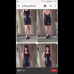 Vintage sequin dress